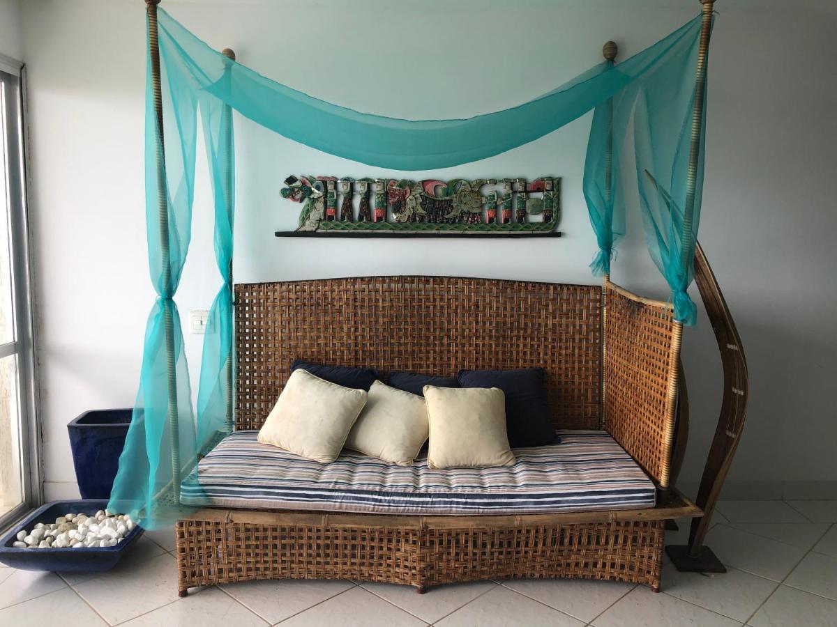 Apto Enorme Pe Na Areia, Vista Linda C/ Academia E Sauna Guaruja Ngoại thất bức ảnh