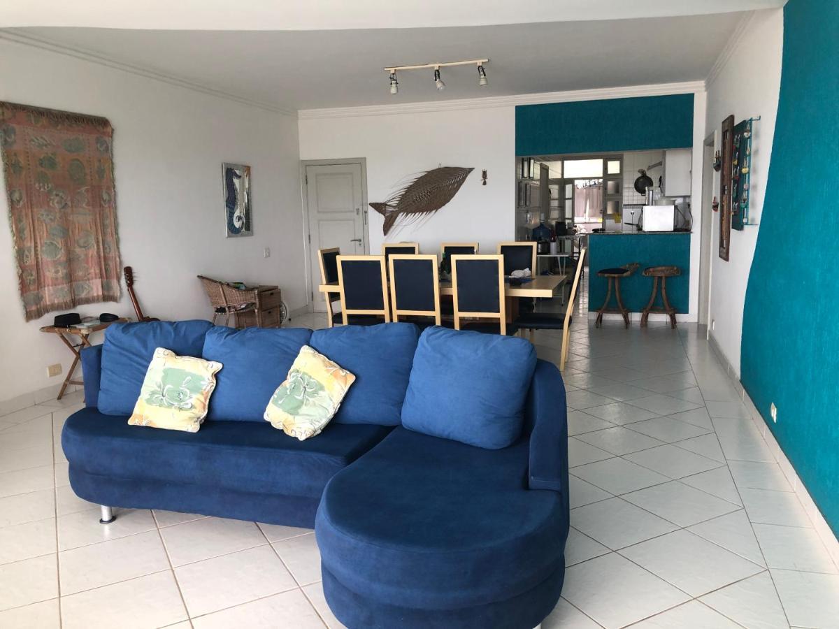 Apto Enorme Pe Na Areia, Vista Linda C/ Academia E Sauna Guaruja Ngoại thất bức ảnh