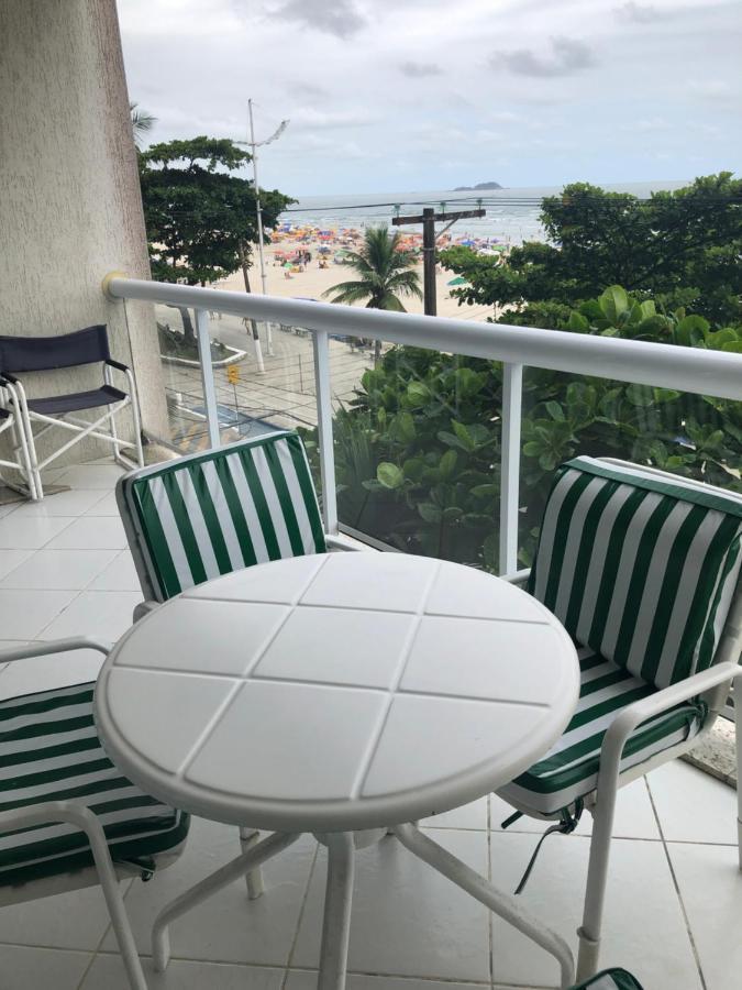 Apto Enorme Pe Na Areia, Vista Linda C/ Academia E Sauna Guaruja Ngoại thất bức ảnh